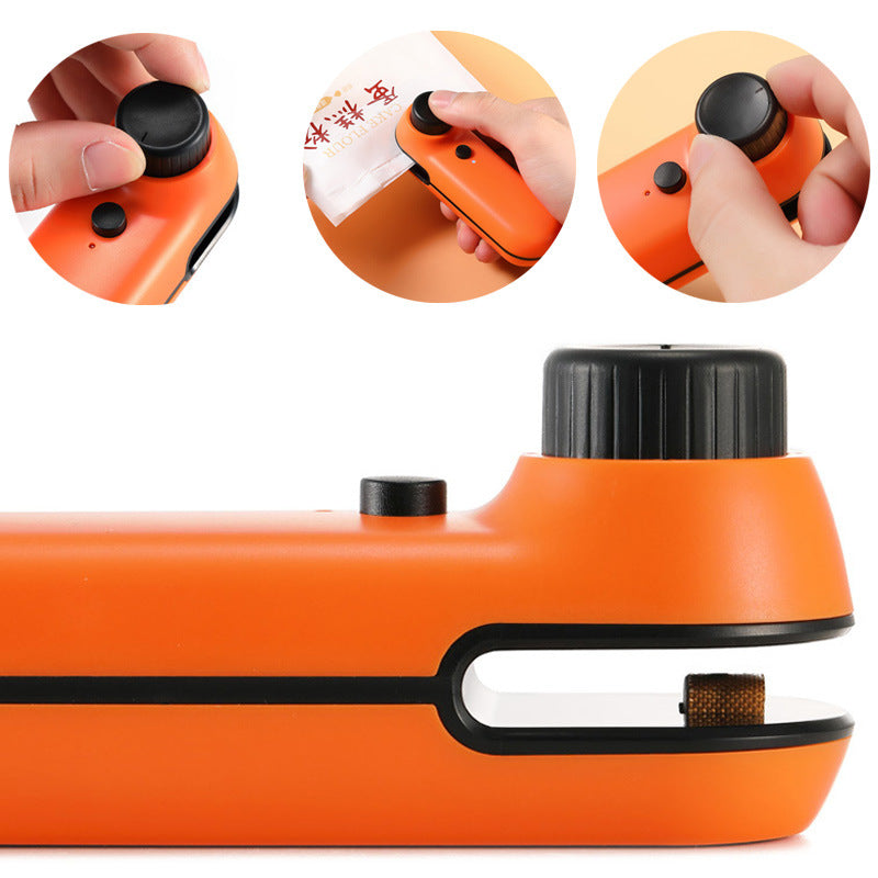 Knob Charging Sealer Mini Sealer Portable Home Sealing Clip Snack Moisture-proof Mini Heat Sealer